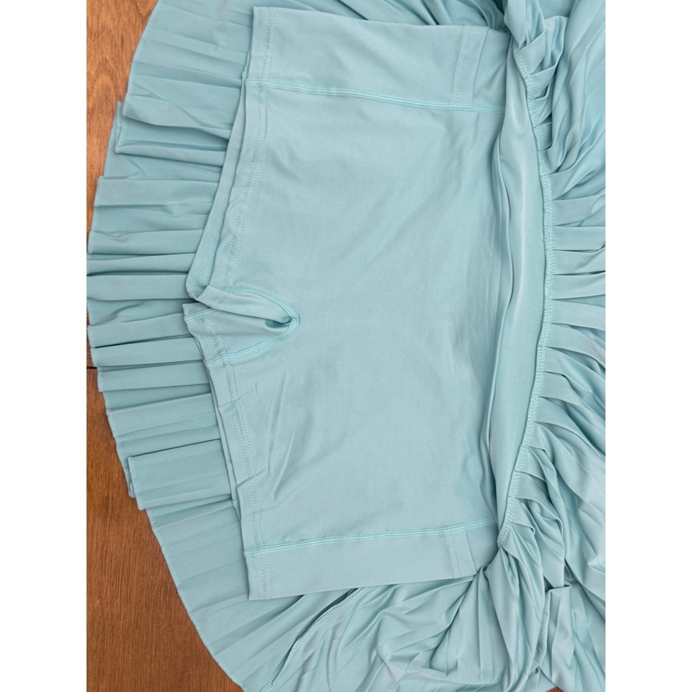 GB Aqua Blue Pleated Tennis Skort Womens XL Built-in Shorts SK27272PDL - Picture 3 of 4